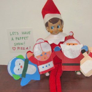 elf on the shelf finger puppets 