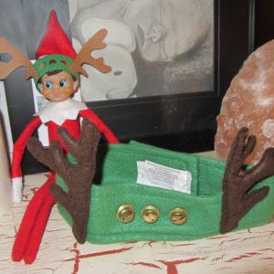elf on the shelf reindeer antlers 