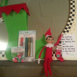 elf on the shelf diy stocking 