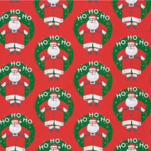 santa wrapping paper