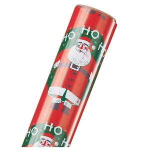 santa print wrapping paper