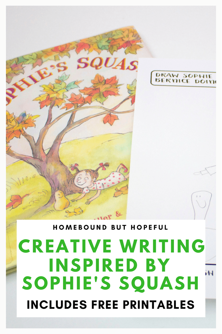 Spend some time talking about the importance of friendship with your children with this Sophie's Squash inspired creative writing prompt! Includes free printables to accompany the popular children's book. #beyondthebook #earlylearning #sophiessquash #creativewriting #writingprompt #kidlit #earlyliteracy 