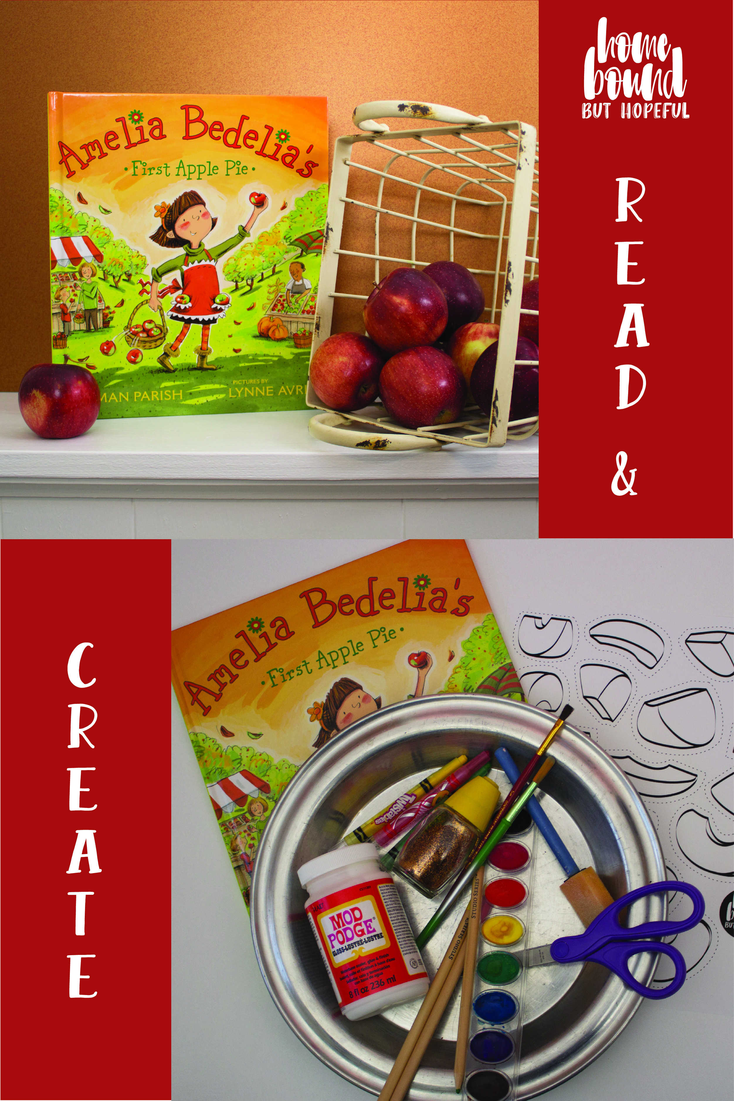 Craft your own apple pie this fall after reading "Amelia Bedelia's First Apple Pie"! 