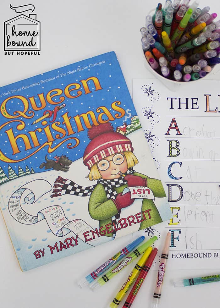 Christmas Alphabet List Inspired By Queen Of Christmas