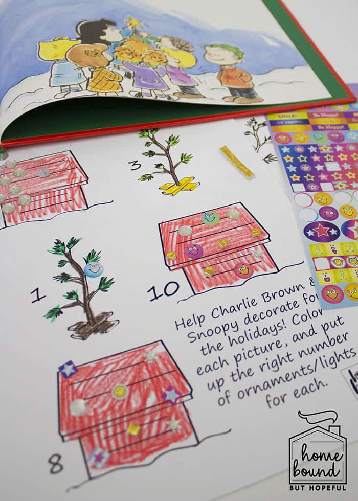 Holiday Math Activity With A Charlie Brown Christmas