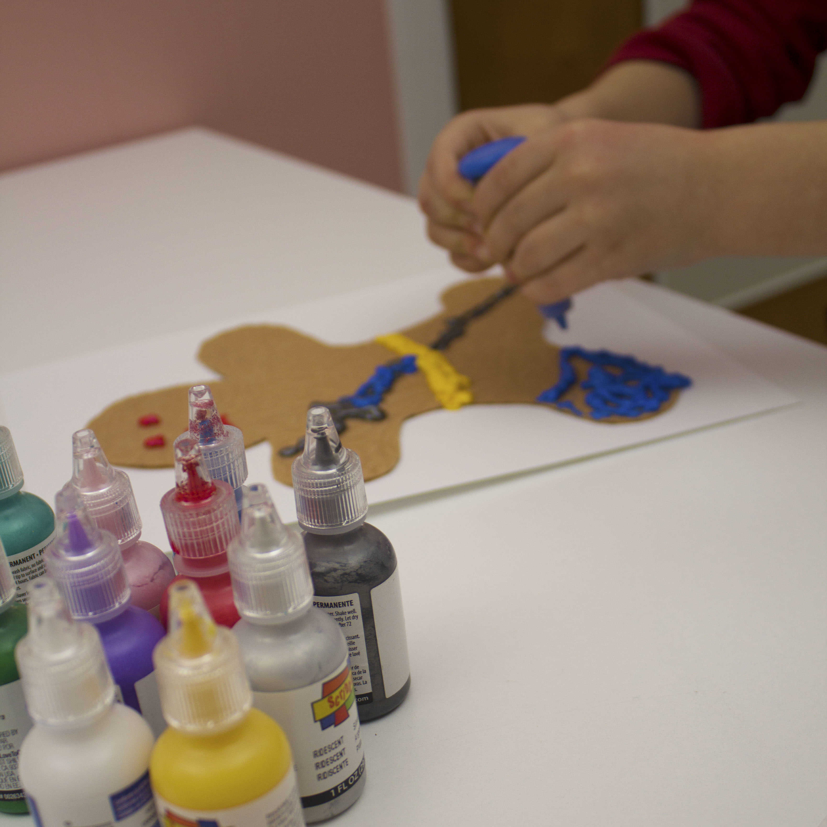 painting gingerbread 