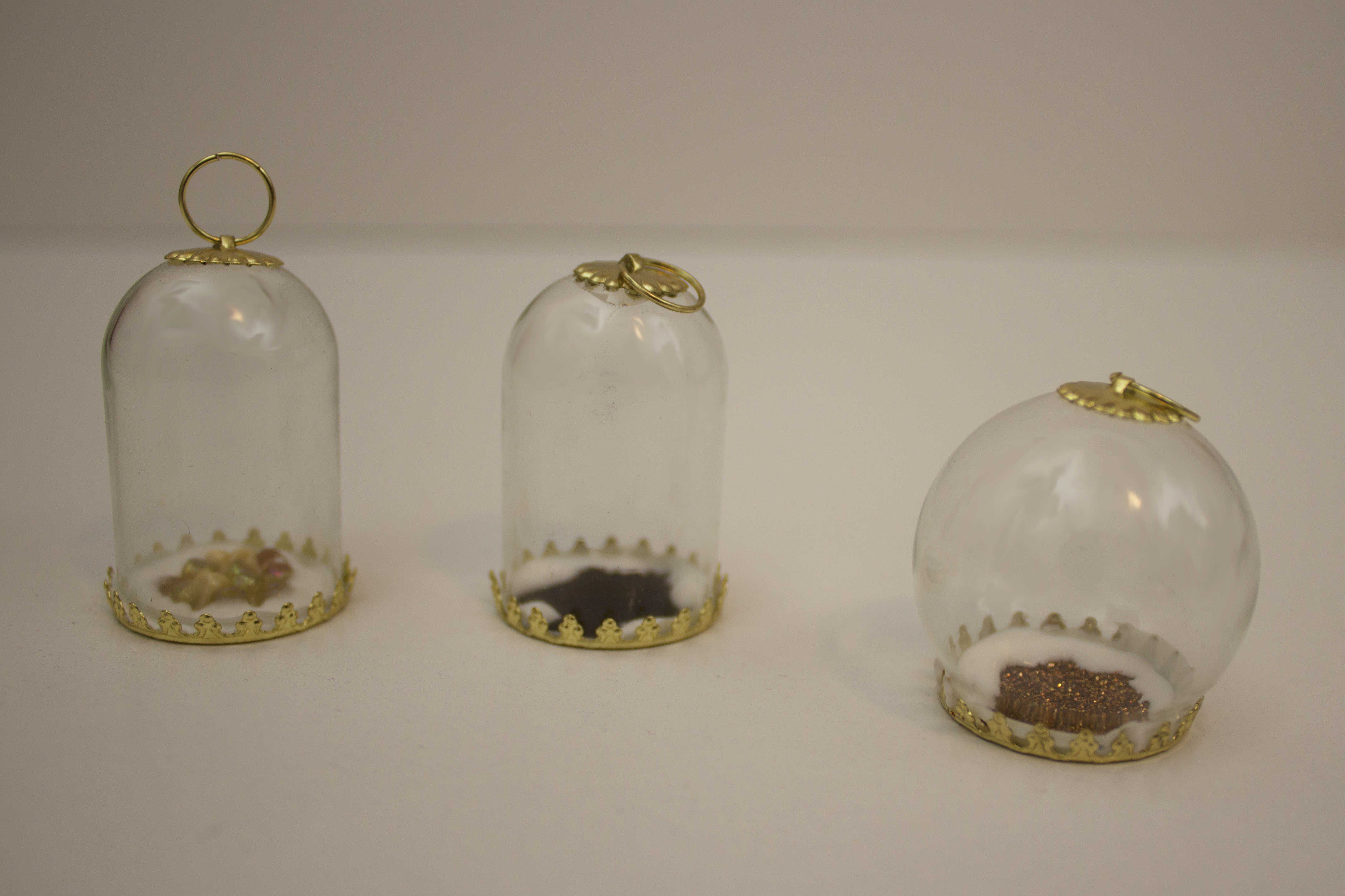 filled craft bird feeders 