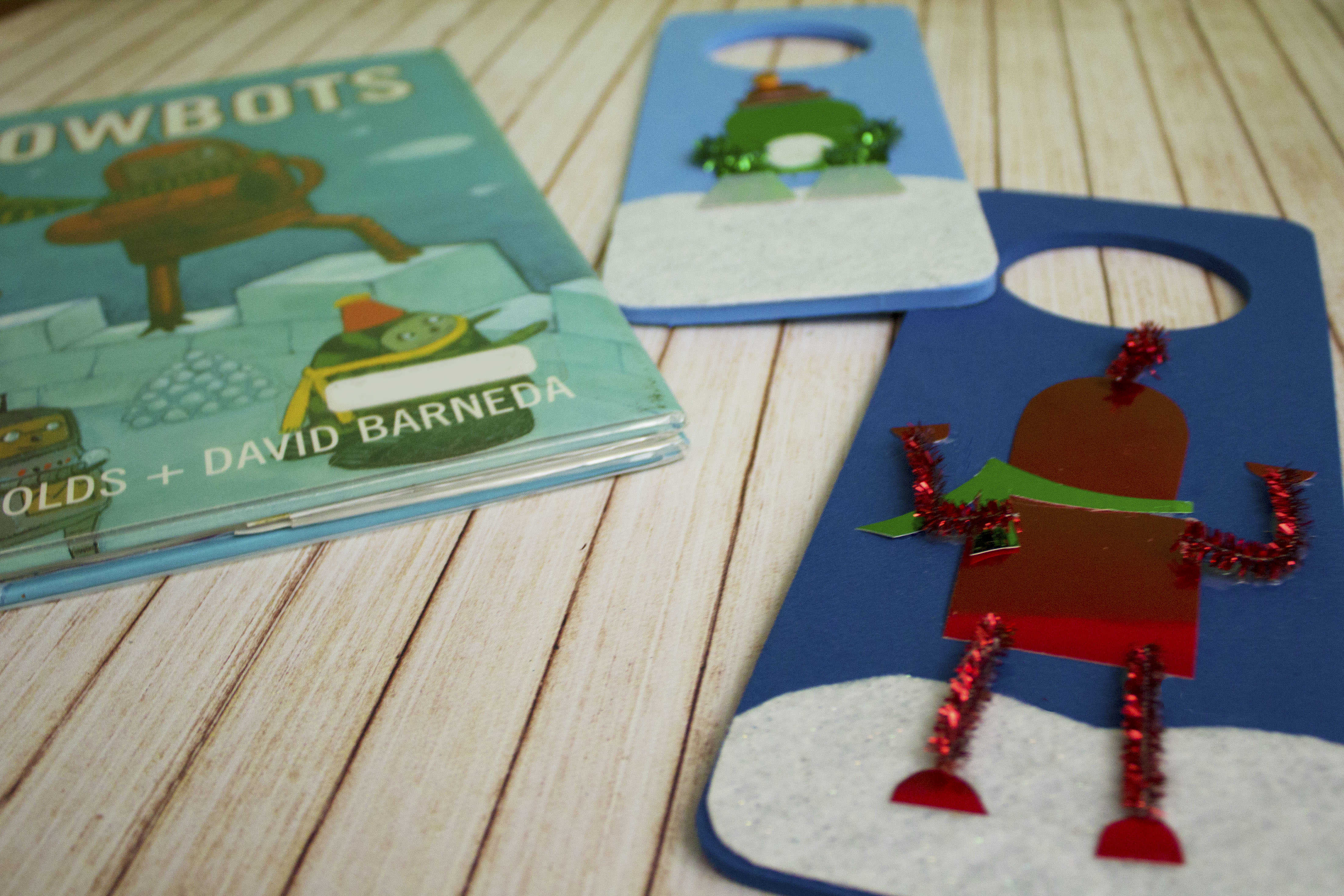 Snowbots book and door hangers