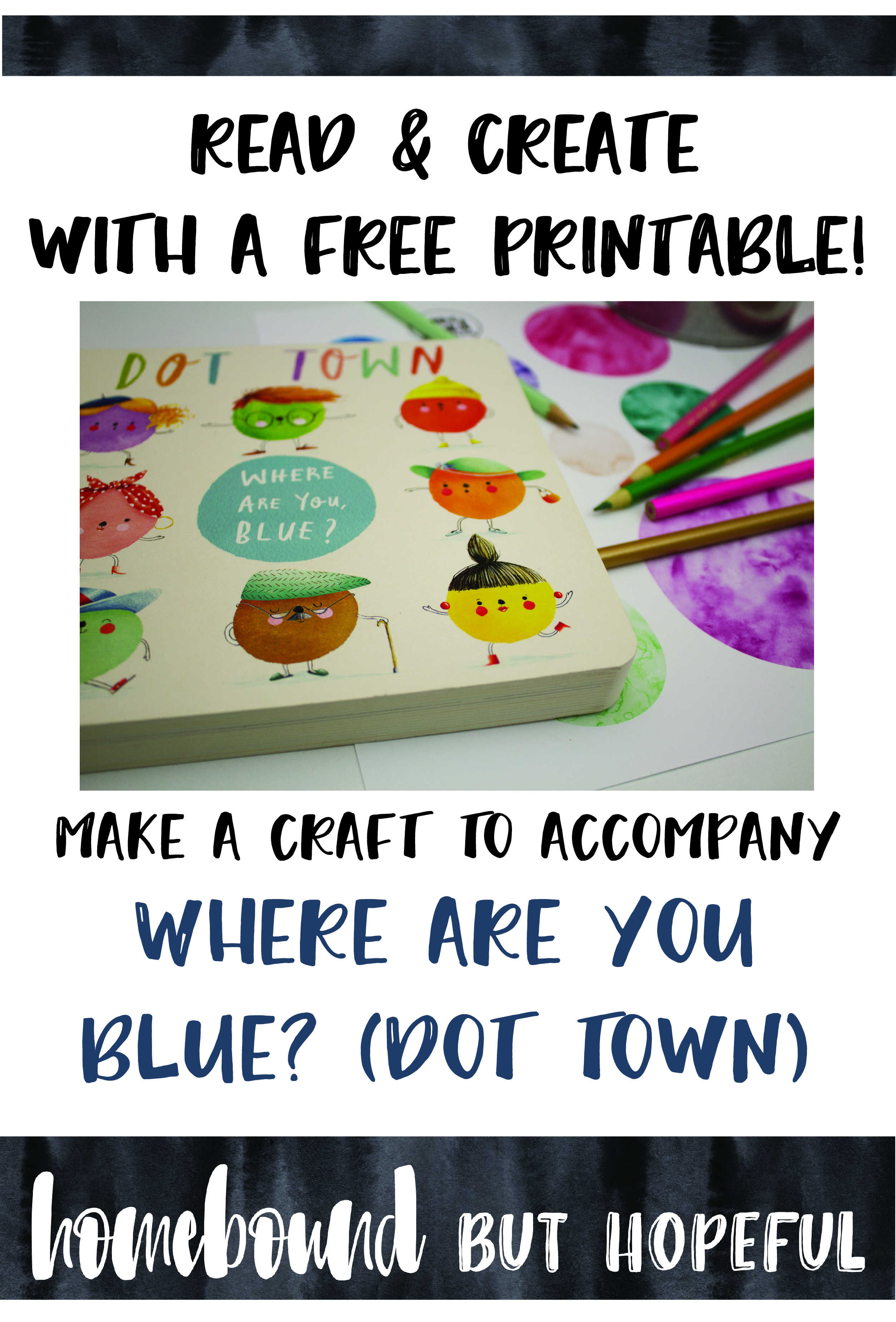 Need a thoughtful, creative outlet for your kids that's low mess & quick to set up? The free printable to accompany kid's lit favorite "Where Are You Blue?" completely fits the bill!