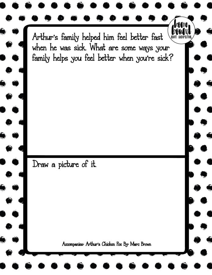 Arthur's Chicken Pox printable