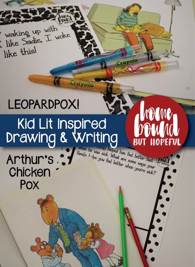 Have your kids been lucky enough to avoid the chicken pox? You don't have to worry about catching the pox from these cute books! Pair them with the free printable writing and drawing sheets to add a little education boost to your story time. [LEOPARDPOX! and Arthur's Chicken Pox]