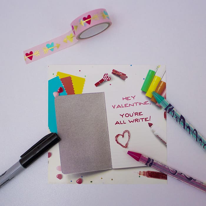 Free!) Printable Valentine: You're all Write! • One Lovely Life