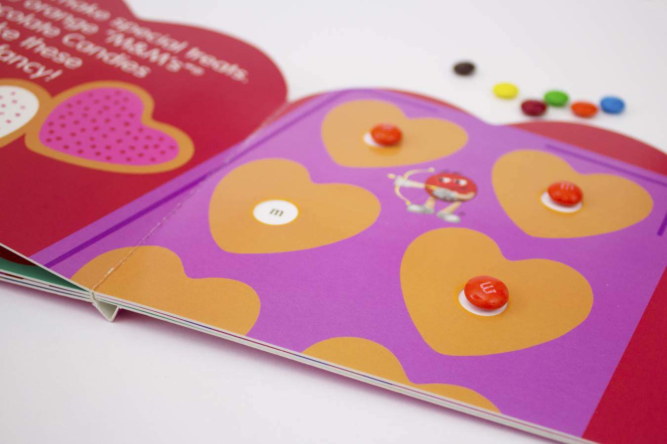 m & m valentines book page