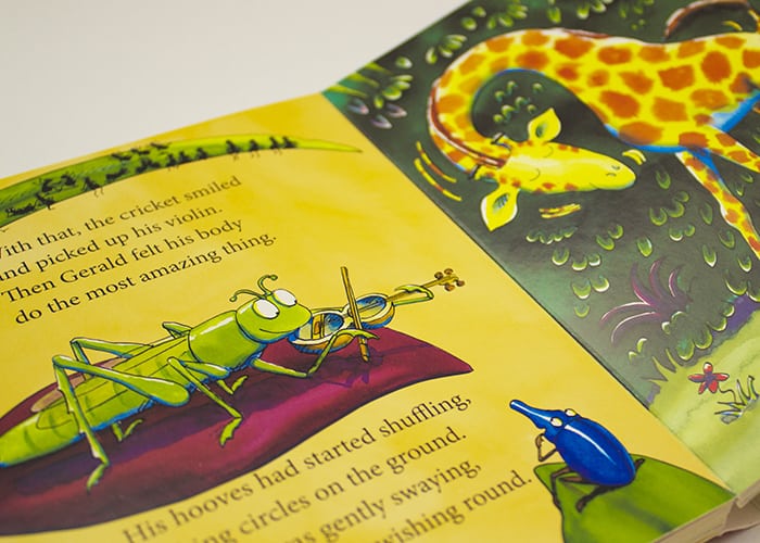 giraffes can't dance book