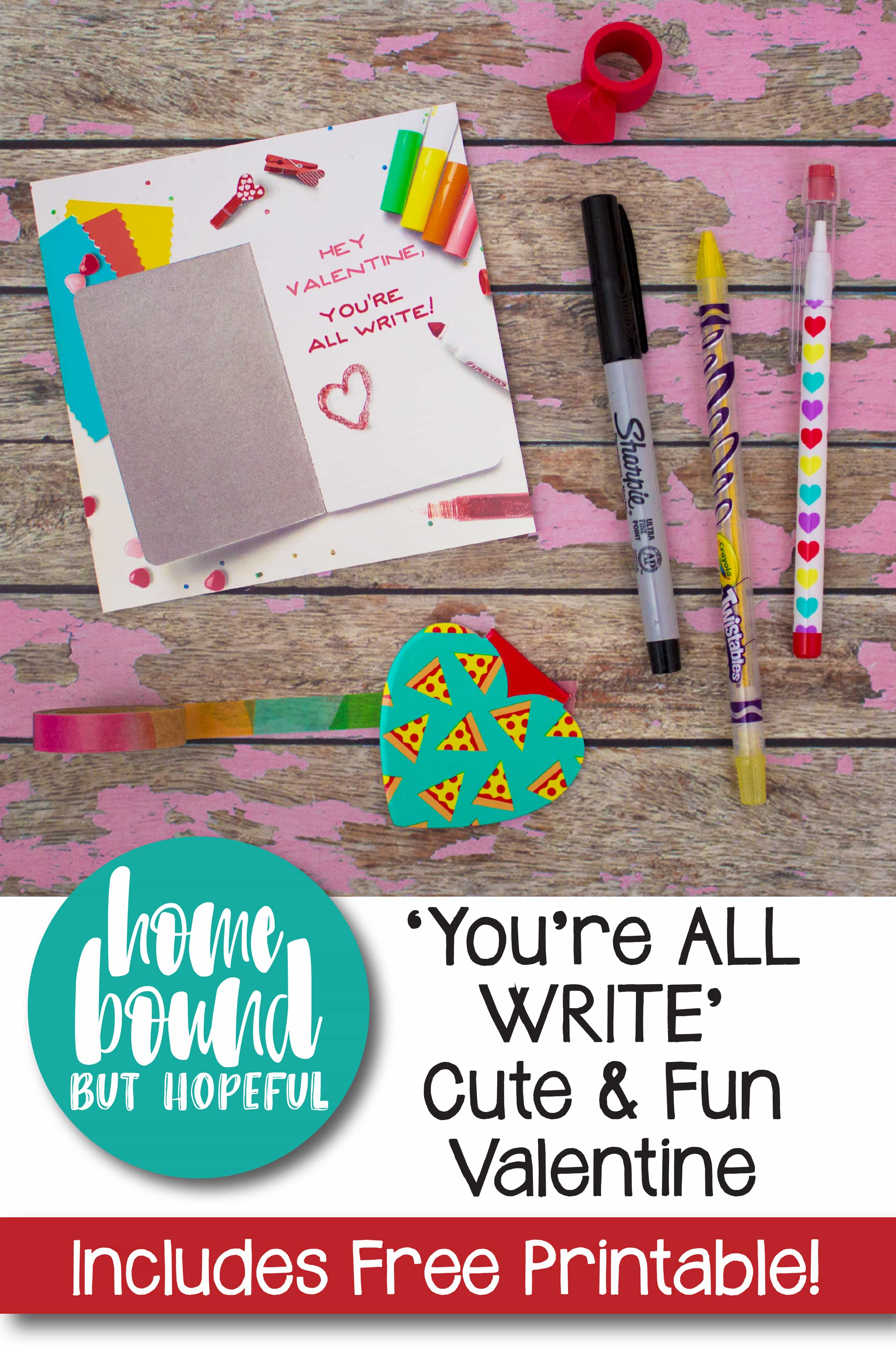 If you want to let your Valentine know they're 'all write', here's the perfect way to do it! Our adorable free printable Valentine is great for encouraging young kids to write!