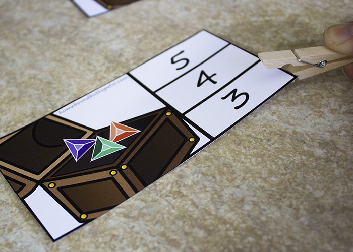 Pirate Math Activity Printable