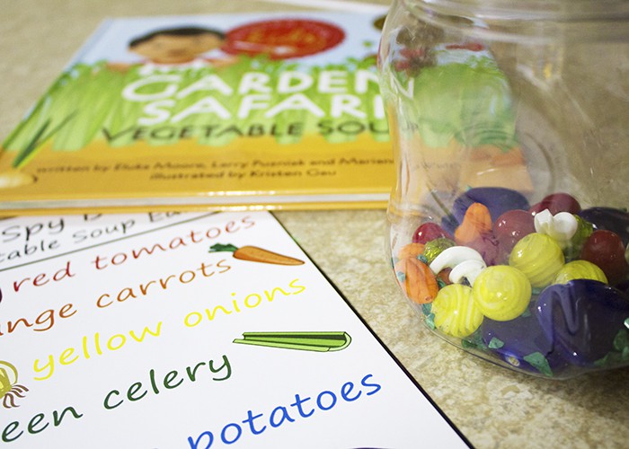 Garden Safari Vegetable Soup I Spy Sensory