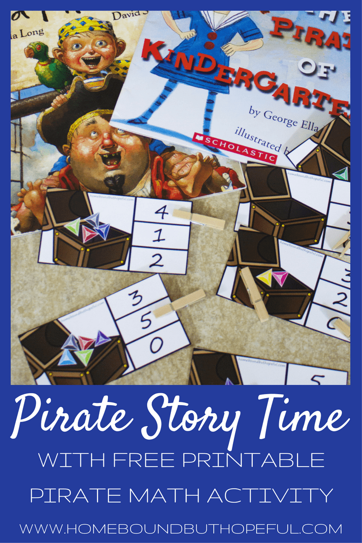Pirate Story Time | Pirate Math Activity | Early Learning | Free Printable | Reading Extension | Pirate Read A Loud | Pirate Fun Round Up | Pirate Picture Books