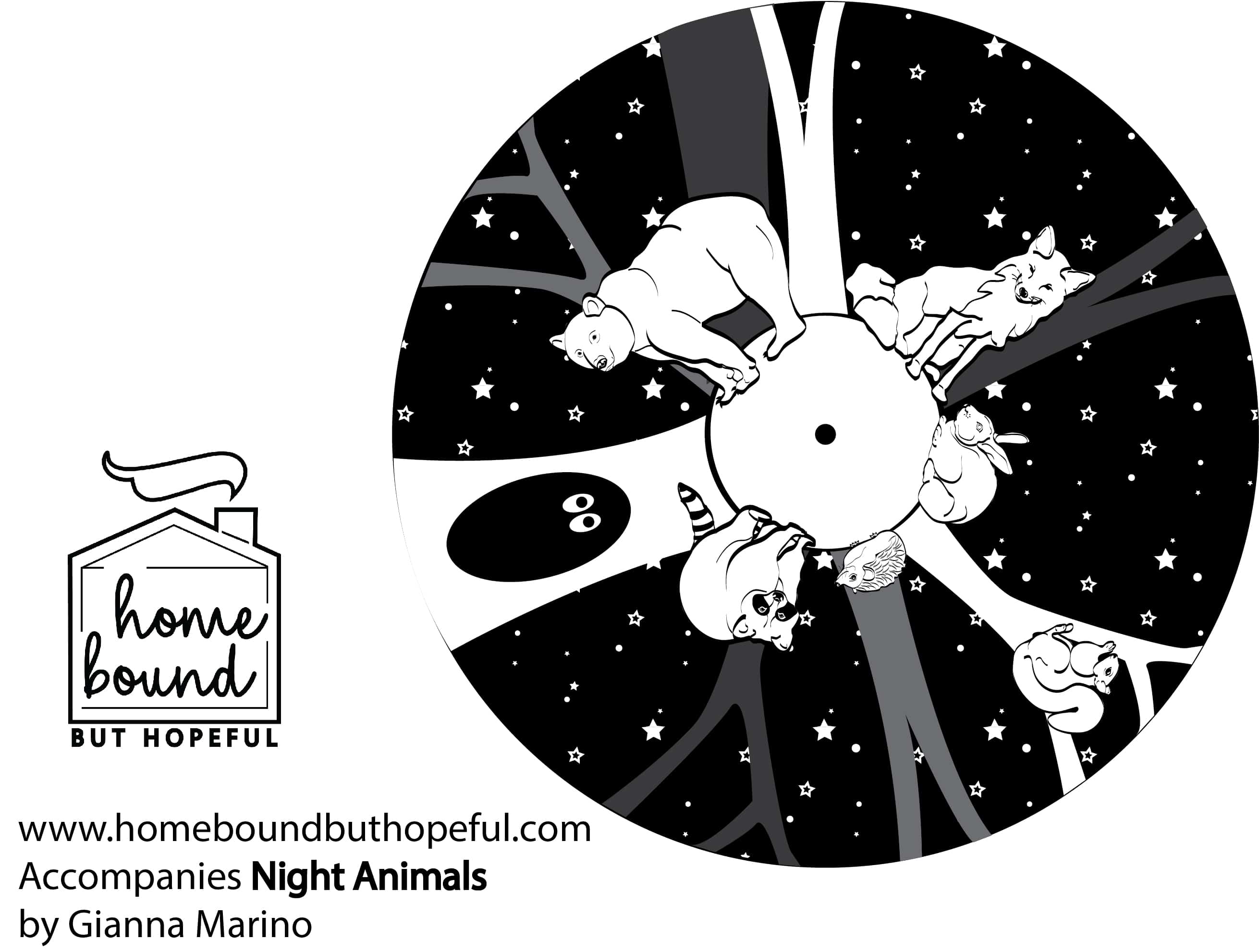 Night Animals Printable 