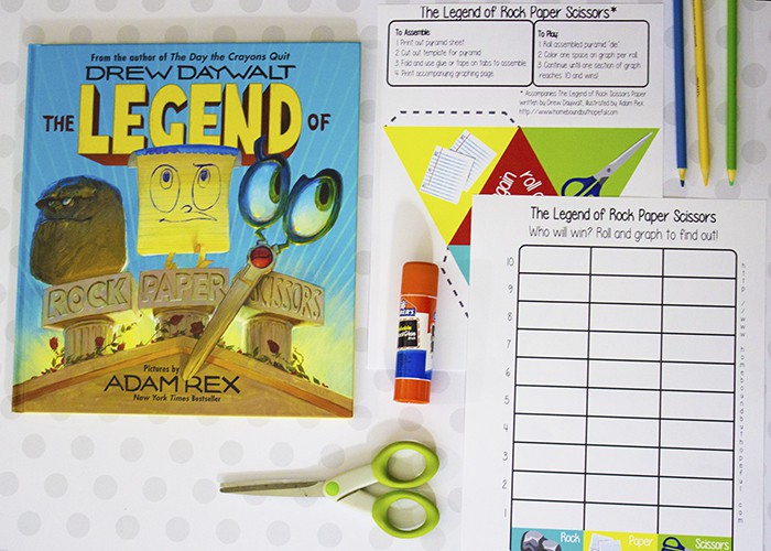 Crayons' author takes on rock, paper, scissors