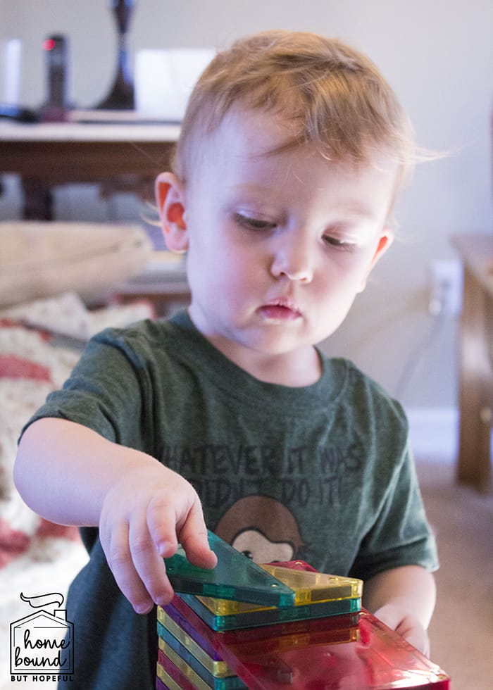 Shape Mags Early STEM Learning- Building and Stacking