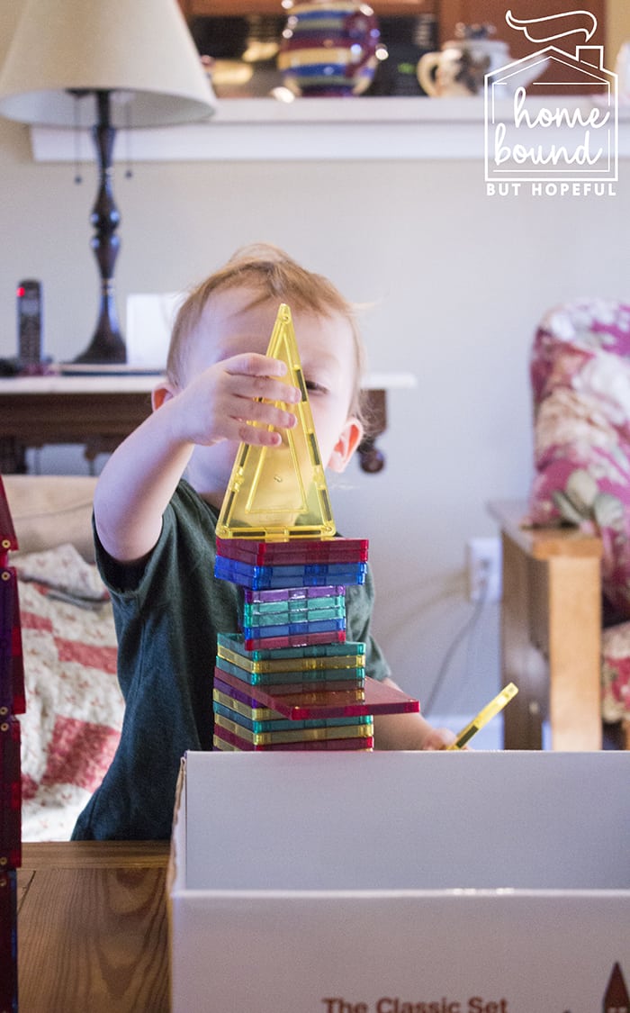 Shape Mags Early STEM Learning- Building and Stacking