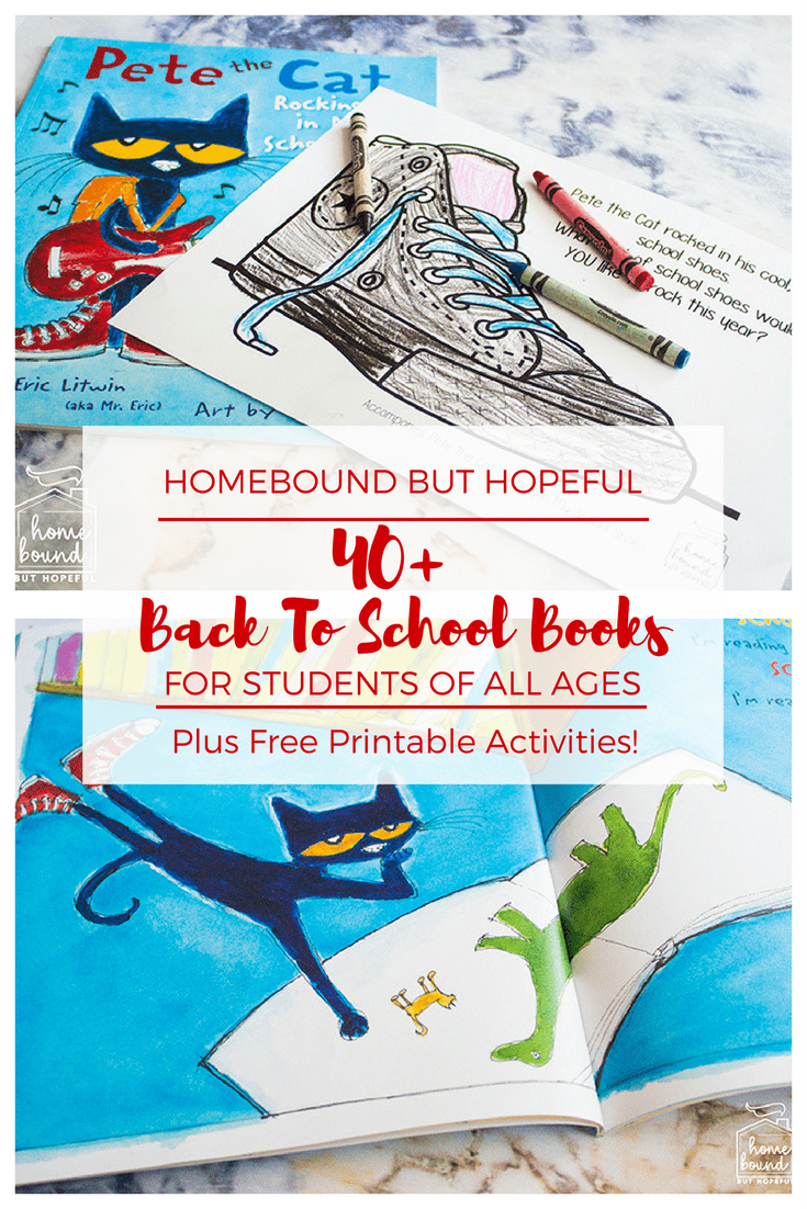 Back To School Book List- Over 40 Great Fall Book Choices for Students of All Ages. Includes Free Printable Extension Activities For Early Learning. #ChildrensLiterature #BeyondTheBook #KidLit