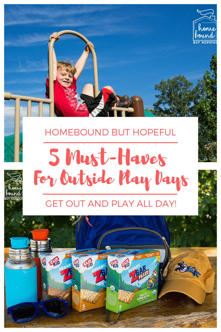 5 Must-Haves For Outdoor Play Days! See what we pack when we're heading to the playground for the day... What would you add to the list? #ad