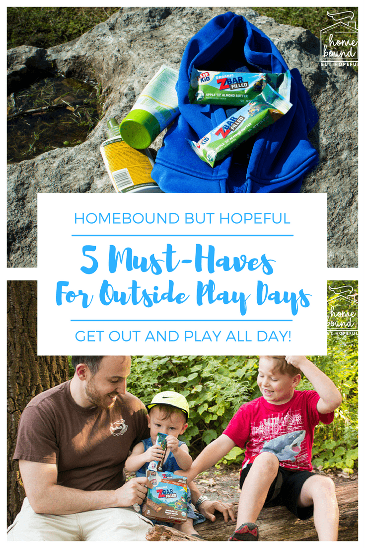 5 Must-Haves For Outdoor Play Days! See what we pack when we're heading to the playground for the day... What would you add to the list? #ad