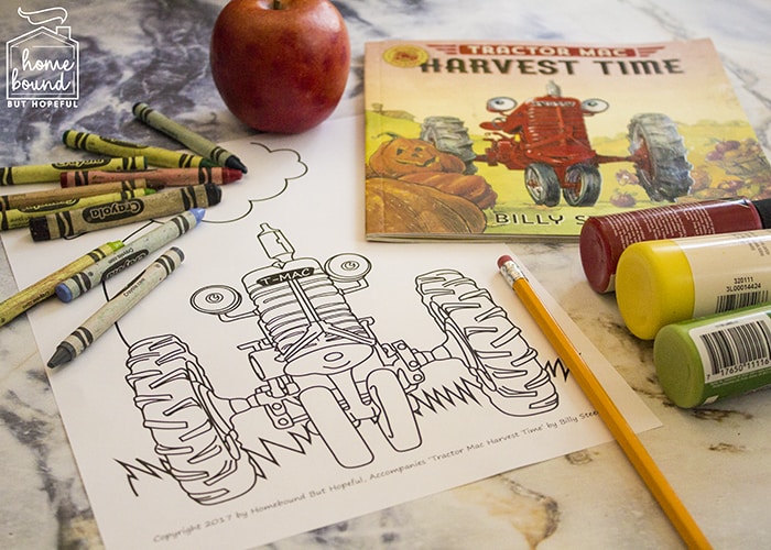 Apple Picking Harvest Time Tractor Mac: Craft