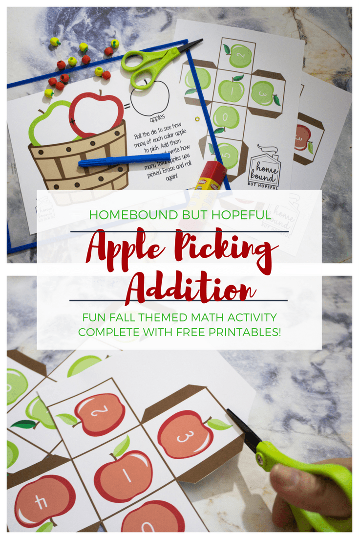 Fall Apple Picking Addition | Fall Theme Math | Early Learning | Free Printables | Plus Autumn Activity Round Up