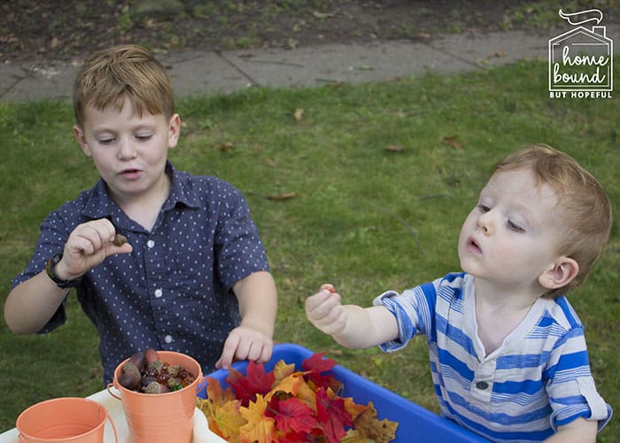 In The Middle Of Fall Sensory Story Time