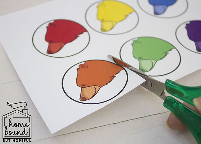 Counting Bears Story Time- Color Sorting