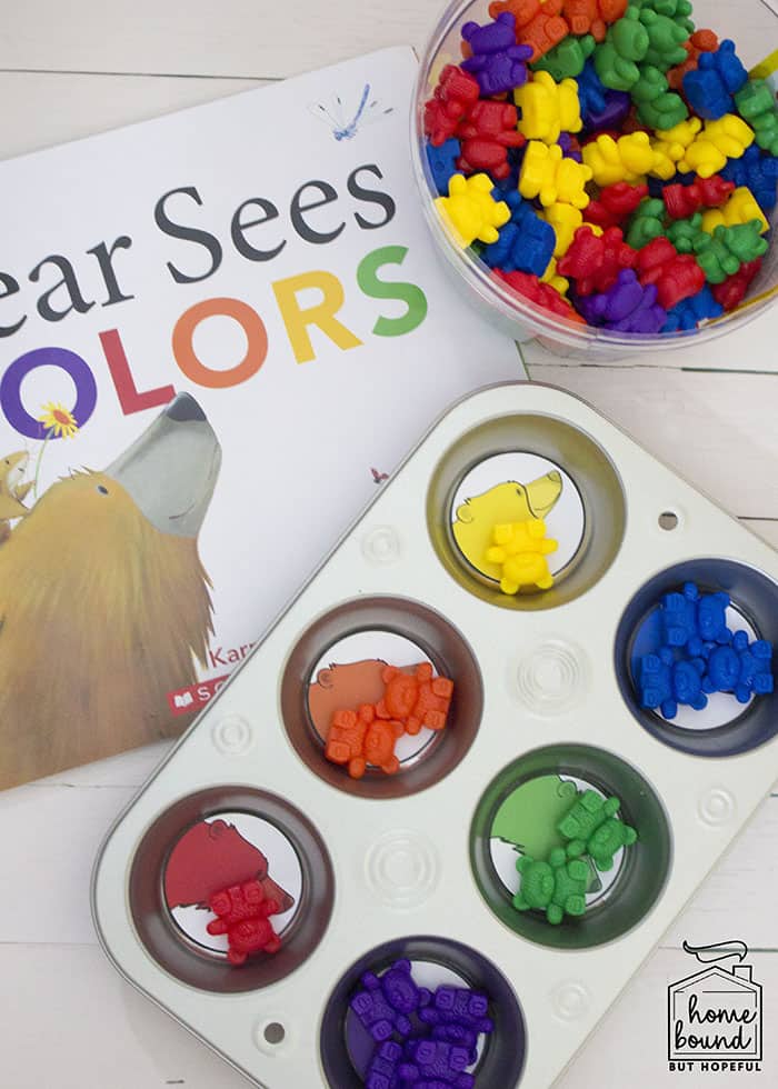 Counting Bears Story Time- Color Sorting