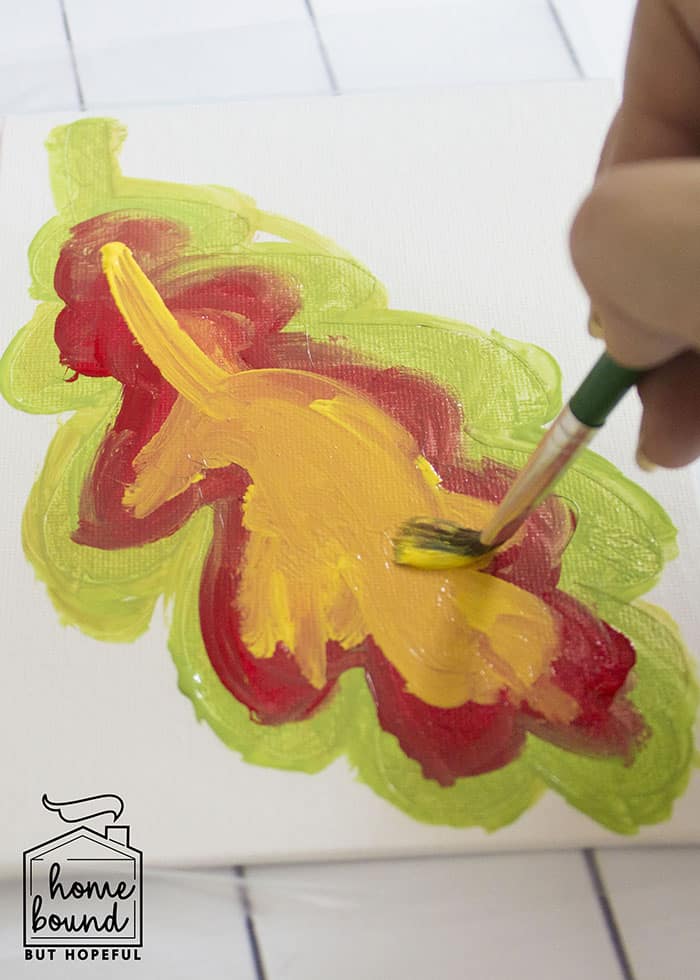 Fall Leaf Story Time Painting Project
