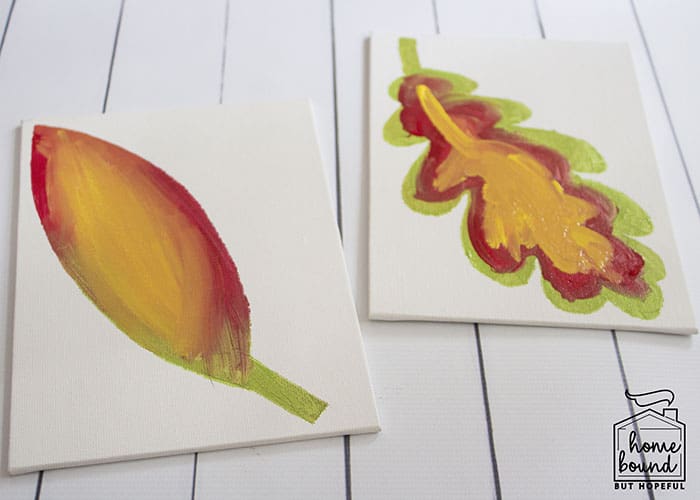 Fall Leaf Story Time Painting Project