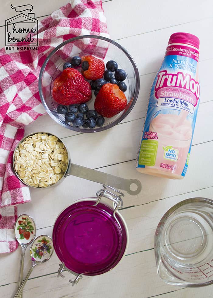 Evening Prep For Easier Mornings- TruMoo Overnight Oats