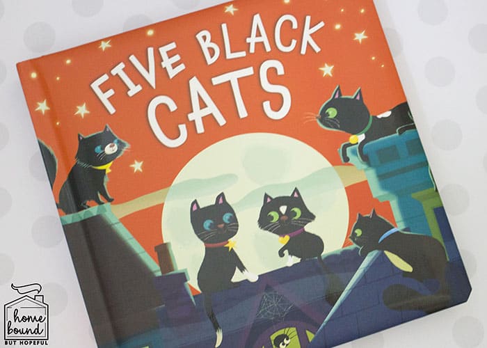 Halloween Counting Board Books- Five Black Cats