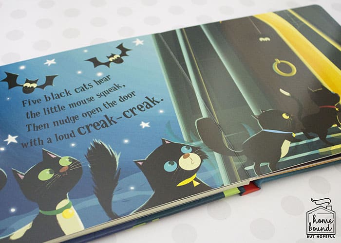 Halloween Counting Board Books- Five Black Cats