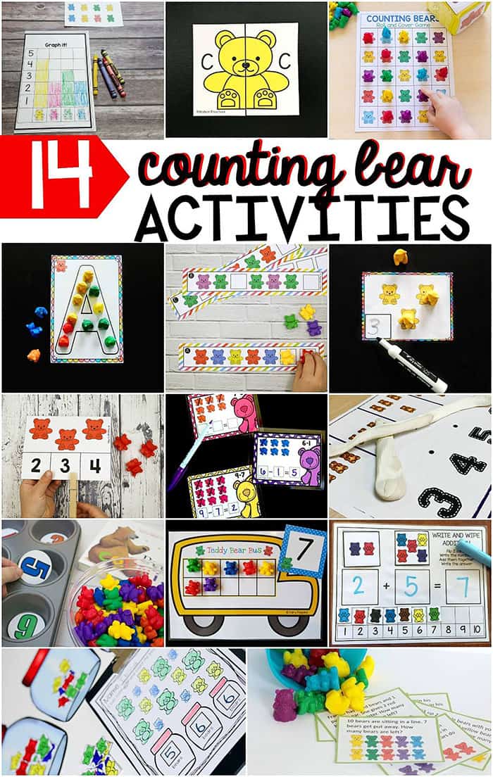 Story time can be a great time to reinforce basic foundation skills with your preschooler. Check out this fun story time that pairs Counting Bears with Karma Wilson's 'Bear' series to help teach colors and numbers. #countingbears #storytime #beyondthebook #freeprintables #learnathome #karmawilson #bearseescolors #bearcounts #picturebooks #kidlit