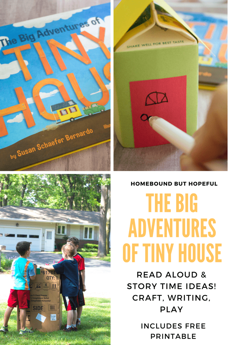 Interested in sharing the tiny house movement with your kiddos? Be sure to check out these adorable storytime activities inspired by The Big Adventures of Tiny House! #ad #storytime #kidlit #tinyhouse #TheBigAdventuresOfTinyHouse #beyondthebook 