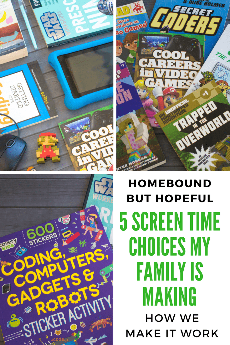 Screen time is a hotly debated issue facing parents today. Check out the 5 choices my family is making to find ways to make screen time work for us. #ad #screentime #parenting #familylife #parentingchoices