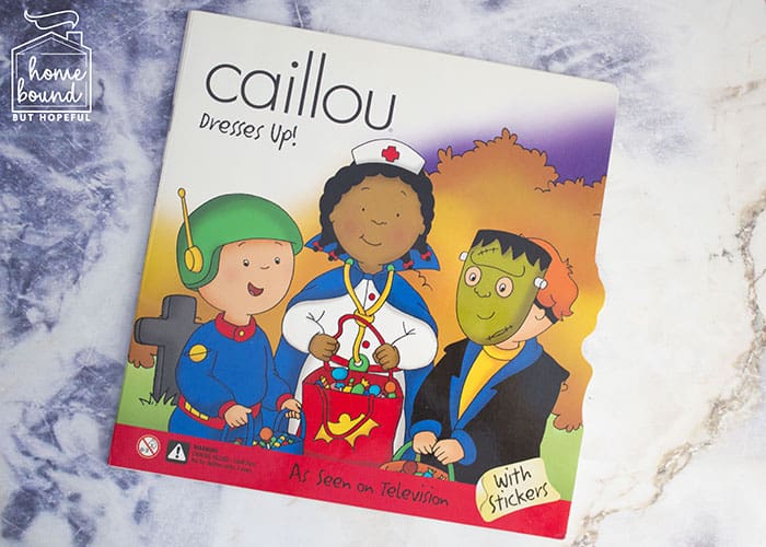 Halloween Costume Story Time- Caillou Dresses Up!