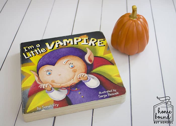 Not So Scary Halloween Book List- I'm A Little Vampire