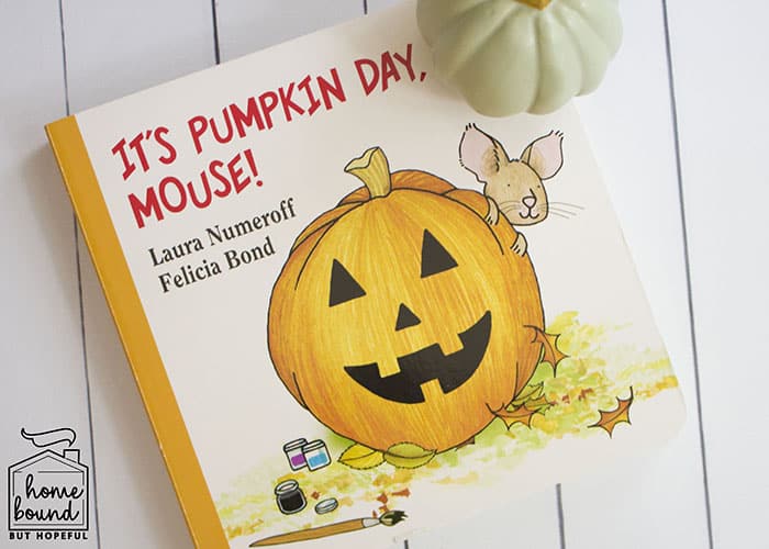 Not So Scary Halloween Book List- It's Pumpkin Day Mouse!