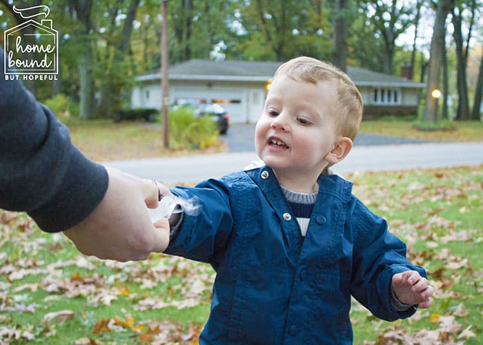 Sensory + Snack Pumpkin Picking Story Time- Sensory Bin