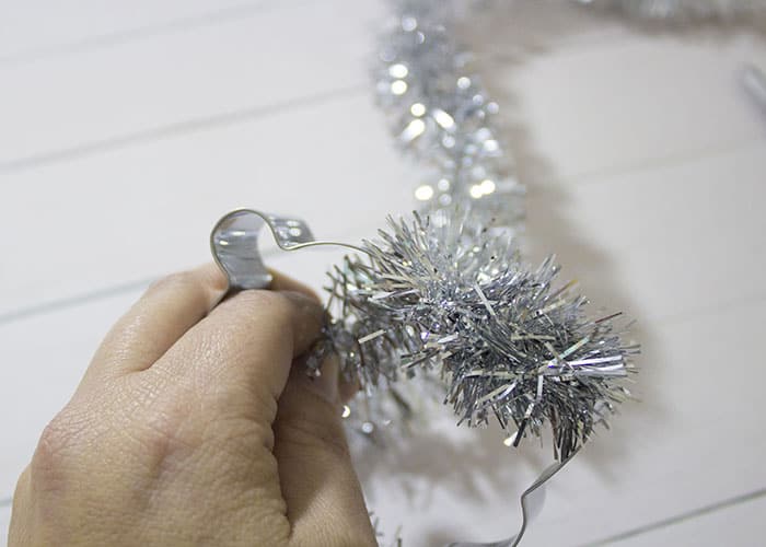 CHRISTMAS COOKIE STORY TIME KID MADE ORNAMENTS- TINSEL GARLAND