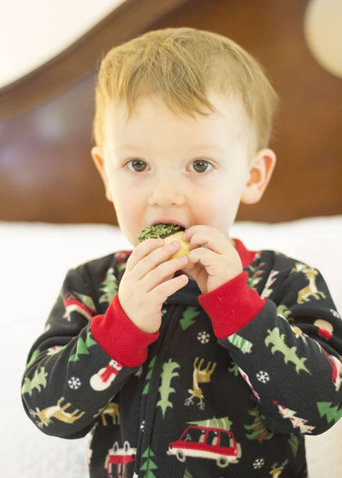 Christmas Eve Traditions- New Christmas Pajamas from Carters