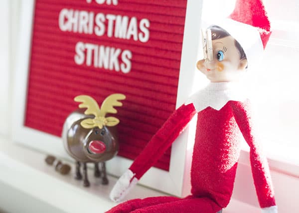 New Elf On The Shelf Ideas- Waiting for Christmas