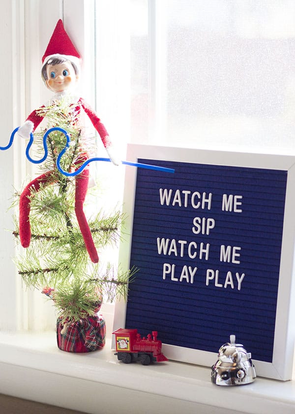 New Elf On The Shelf Ideas- Sip Play Play